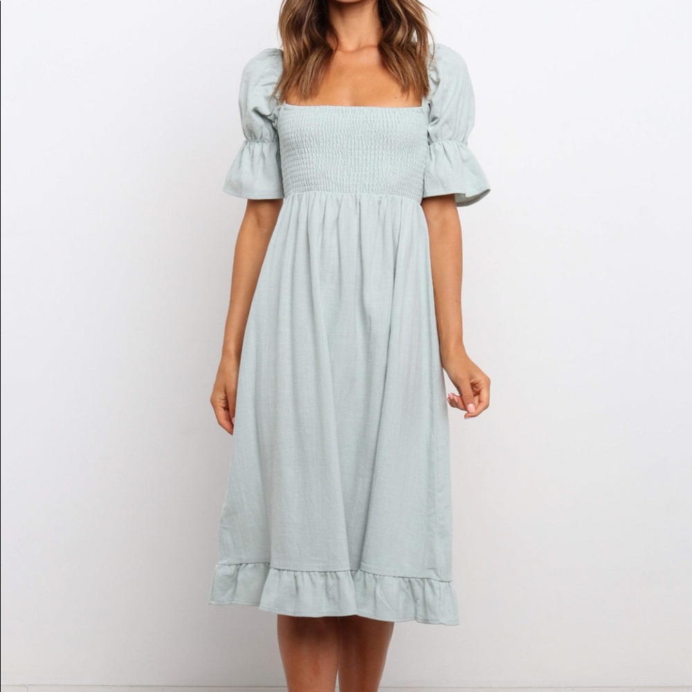 Petal & Pup Mint Midi Length (Washington) Dress
